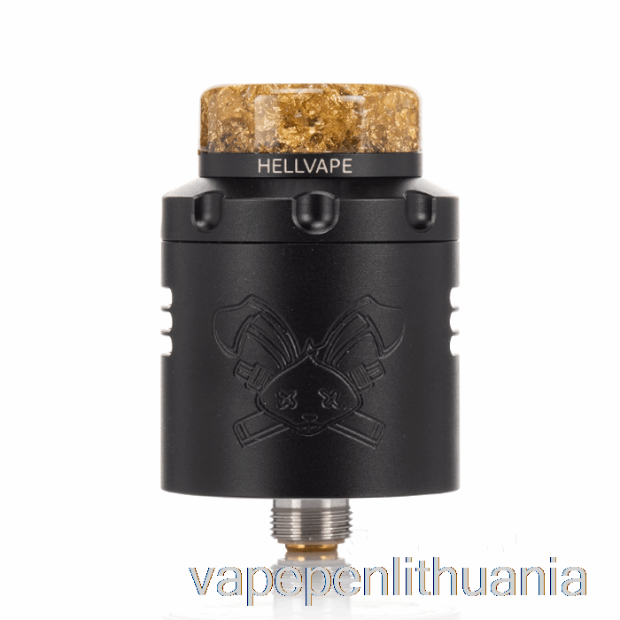 Hellvape Dead Rabbit V3 24mm Rda Matte Full Black Vape Liquid
